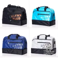 在飛比找momo購物網優惠-【Lynx Golf】男女Lynx山貓印花造型硬底式旅行外袋