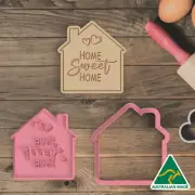 Home Sweet Home Cookie Cutter and Embosser Stamp