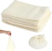 Cheese Clothes for Straining Reusable Unbleached Hemmed Cheesecloth Ultra Fine Muslin Cloth for Cooking Strainer Baking