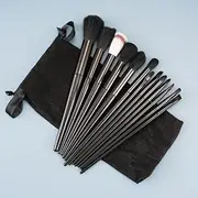 Makeup Brushes,Makeup Brush Set,13 PCS Travel Make Up Brush Kit,Cosmetic Brushes for Face Foundation Blush Eye Shadow with Storage bag(Black)
