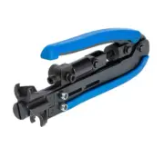 RG59 RG6 RG11 Compression Crimping Tool RCA BNC F Connector Ratchet Crimper
