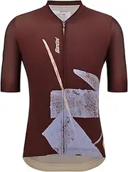 サンティーニ(SANTINI) 5S94075CNOTE Men's Cycling Jersey, Lightweight, Quick Drying, Summer Item, Slim Fit, Back