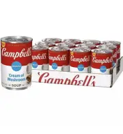 Campbell’s Condensed Unsalted Cream of Mushroom Soup, 10.5 Ounce Can -Pack of 12