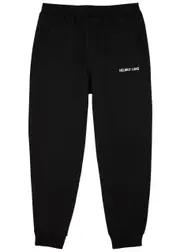 Helmut Lang Core Logo Cotton Sweatpants - Black - S S