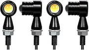 Motorcycle Led Turn Signal Light Mini Moto Flashing Light Indicator Led Signal Lamp 8Mm for Tail Lights, Brakes