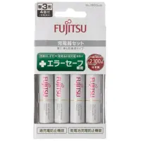 在飛比找Yahoo奇摩購物中心優惠-FUJITSU富士通充電組(附1900mAh3號AA電池4入