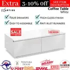 Artiss Modern Coffee Table 4 Storage Drawers UV High Gloss Living Room Furniture