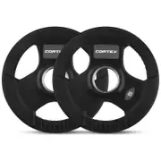 Lifespan CORTEX 5kg Tri-Grip 50mm Olympic Plates (Pair)
