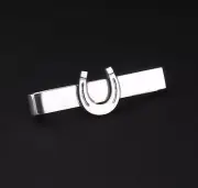GEORG JENSEN Sterling Silver Tie Clip w. Horseshoe # 592A. Arno Malinowski. NEW!