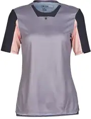 Fox Racing Defend Womens SS MTB Mountain Bike Jersey Stone