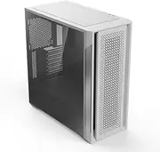 ALmordor Full Tower Gaming Computer PC Case Chassis with Tempered Glass Side and High-Airflow Front Mesh Panel, Supports ATX/E ATX/MATX/ITX, White
