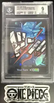 BGS 9 One Piece PRB01 Don!! Card Hody Jones - English - The Best - Graded