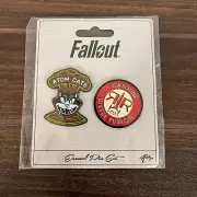 Fallout Atom Cats & Red Rocket Enamel Pin Set