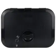 Hatch Access 375mm x 280mm Black Europa Lock