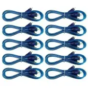 10 Absolute 15 Feet 2 CH RCA Interconnect Cable Wire for Marine, Car Amplifier S