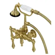 Kingston Brass AE19T Vintage Wall Mounted Tub Filler - Brass