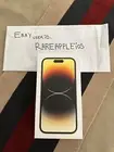 Apple iPhone 14 Pro New Sealed iOS 16.1.1 Gold 1TB Unlocked