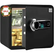 Tenamic Biometric Fingerprint Safe Box 1.41 Cuft Security Box with Induction Lig