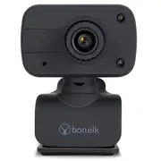 Bonelk USB Webcam, Clip On, 1080p (Black) [ELK-63022-R]
