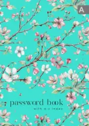 Password Book with A-Z Index: A5 Medium Internet Logbook Organizer with
