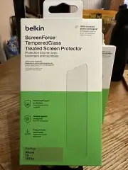 Belkin ScreenForce Tempered Glass Screen. Protector - iPhone 15 14 Pro (New)