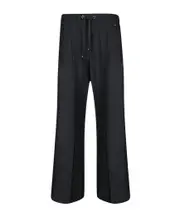 Drawstring casual pants IT46 Black