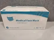 3-Layer Medical Face Mask, Blue, 6.7x3.5 '', 50 / Box