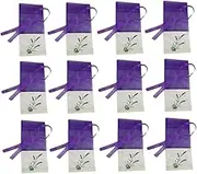 EPIGEIST 12pcs Lavender Sachets Empty Sachet Bags All Gauze Storage Pouches for Herbs Spices and Fragrance for Giving and Home Organization