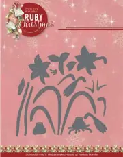 Find It Trading Precious Marieke Die-Ruby Amaryllis, Ruby Christmas (Pack of 1)