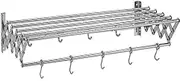 Multifunctional Shelf Towel Racks for Bathroom Brushed Finish Stainless Steel Towel Rack for Kitchen Bathroom Cabinets and Rustproof/50Cm LWX