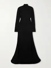 [TOM FORD] TOM FORD - Knitted Turtleneck Maxi Dress - Black - x small x small Black