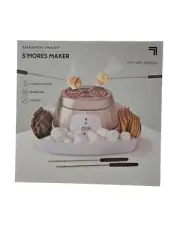 Sharper Image Electric Tabletop S'mores Maker for Indoors, 4 Skewers
