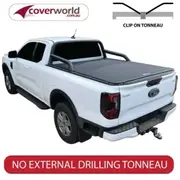 Ford Ranger Tonneau Cover Super Cab - Next Gen - No Drill Cover Suits Genuine Factory Sports Bar