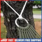 2x 2m Outdoor Hammock Tied Rope Park Tree Hanging Swing Chair Bed Braided Strap