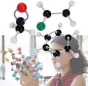 Chemistry Molecular Model Kit, 267Pcs Organic and Inorganic Molecular Structure