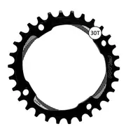 Funn Chain Ring - Solo Narrow Wide - 30T - 104mm BCD - Black