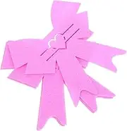 TEMPNAP Elegant Bowknot Tableware Bag Heart Shape Cutlery Pouch for Valentine's Day Mother's Day