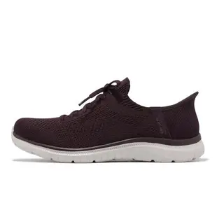 Skechers 休閒鞋 Virtue-Divinity Slip-Ins 女鞋 紫 白 透氣 輕量 懶人鞋 健走鞋 104421WPLUM