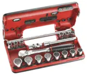 Facom JL.DBOX112 12 Piece 3/8" Drive Compact Metric Socket Set 8-22mm