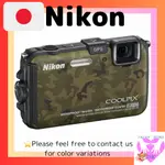 尼康數碼相機COOLPIX AW100森林迷彩AW100CM 直接來自日本 二手正品日本相機 二手相機