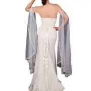 Detachable Long Cuff Sleeves Wedding Dress Arm Sleeves for Bride Party Armwear