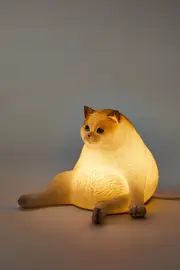 [Typo] Typo - Resin Shaped Lamp - Fat cat SOLID FAT CAT