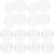 DOITOOL 50 Pcs Transparent Shell Candy Catcher Machine Clear Fillable Ball Gumball Machine Refills Mini Candy Dispenser Empty Toy Child Automatic Crane Machine Plastic