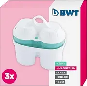 BWT Filter Cartridge Zinc + Magnesium Mineralized Water | Protect Immune System with Zinc | Be Smart and Save Plastic Bottles | Annual Supply - Set of 3