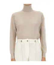 Tom Ford Turtleneck Long-Sleeved Knit Jumper beige