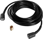 Pressure Washer Hose M22 Internal Thread Cleaning Hose Quick Connector Hose Pressure Cleaning Hose Strap Connector Jet Power Cleaning Extension Tube 10m