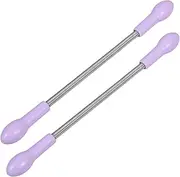 CLISPEED 2pcs Spring Epilator Hair Removal Tool for Women and Men Portable Facial Hair Remover Stainless Steel Threading Device for Quick
