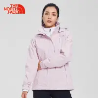 在飛比找蝦皮購物優惠-小瑞小舖 The North Face北面女款粉色防水透氣連