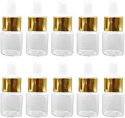 DONFAMDS 50pcs Essential Oil Dropper Bottles Portable Sub Bottles for Perfumes Skincare Essential Oils Compact Random Lid Style for Travel Samples
