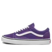 Mens Vans Old Skool SZ 4 Purple Violet Indigo True White VN0A4BV5V7F